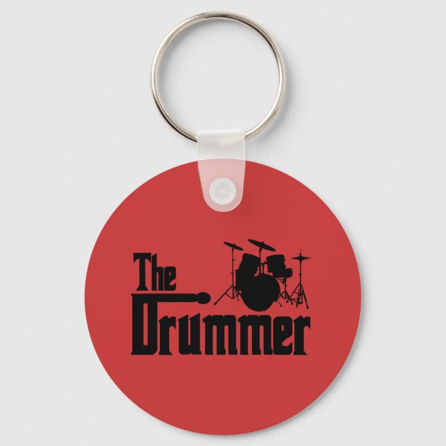 Der Drummer Schlüsselanhänger (Vorderseite)