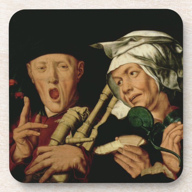 Der Dudelsackspieler Untersetzer (Vorderseite)
