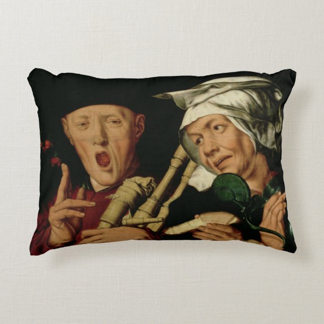 Der Dudelsackspieler Zierkissen (Vorderseite)