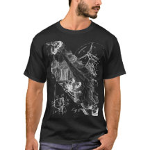 Der dunkle grundlegende T - Shirt der Männer -