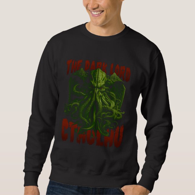 Der dunkle Lord Cthulhu Lovecraft Sweatshirt (Vorderseite)