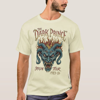 Der dunkle Prinz: Vintage 80er Rock-Tour  T-Shirt