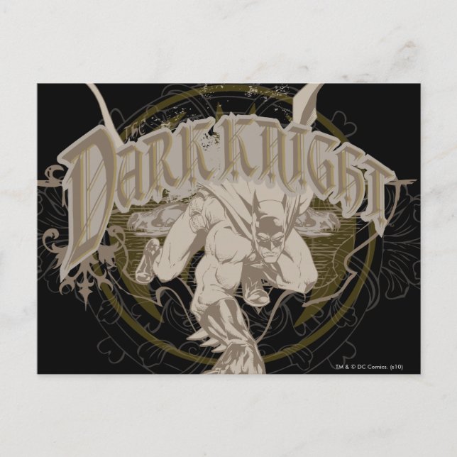 Der dunkle Ritter Postkarte (Vorderseite)