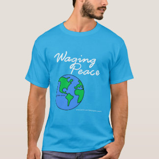 Der dunkle T - Shirt der Friedensarbeit