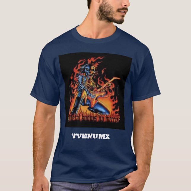 Der dunkle T - Shirt der Männer (Vorderseite)