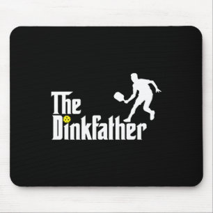Der dunkle Vater Pickleball Vater Funny Pickleball Mousepad