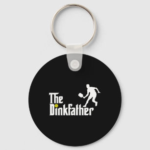 Der dunkle Vater Pickleball Vater Funny Pickleball Schlüsselanhänger