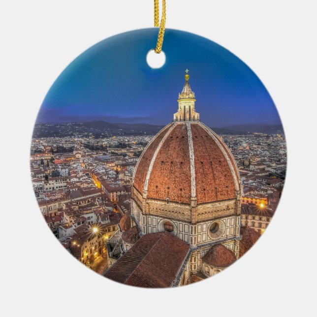 Der Duomo in Florenz, Italien Keramikornament (Vorne)