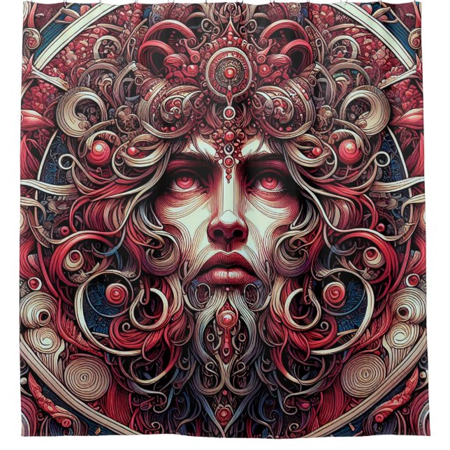Der Duschvorhang aus Red Album (Vorderseite)