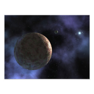 Der eben entdeckte Planet ähnliche Gegenstand Fotodruck