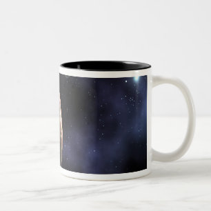 Der eben entdeckte Planet ähnliche Gegenstand Zweifarbige Tasse