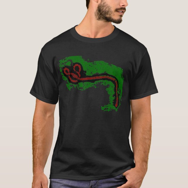 Der Ebola Virus T-Shirt (Vorderseite)