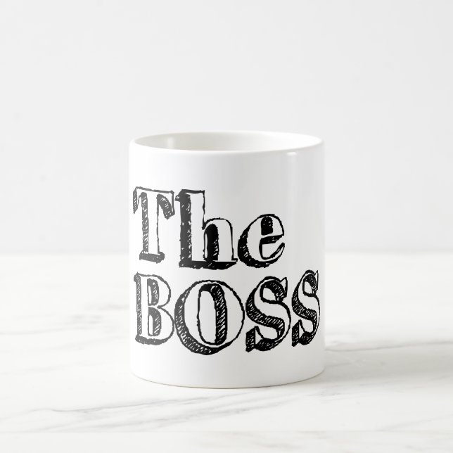 Der echte Boss Kaffeetasse (Mittel)