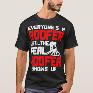 Der echte Dachdecker zeigt Männer Frauen Funny G T-Shirt