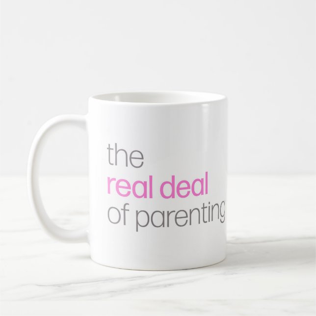 Der echte Deal der Tasse der Eltern (Links)