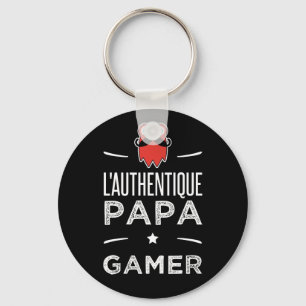 Der echte Papa gamer Schlüsselanhänger