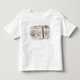 Der Eddystone Leuchtturm, graviert von Hendrick Kleinkind T-shirt