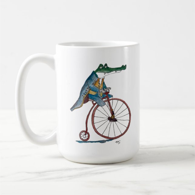 Der Edle Alligator Kaffeetasse (Links)