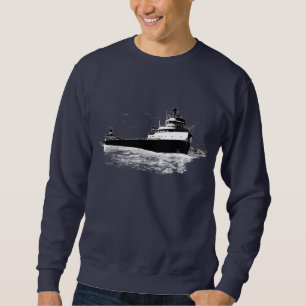 Der Edmund Fitzgerald auf dem Fluss St. Clair Sweatshirt
