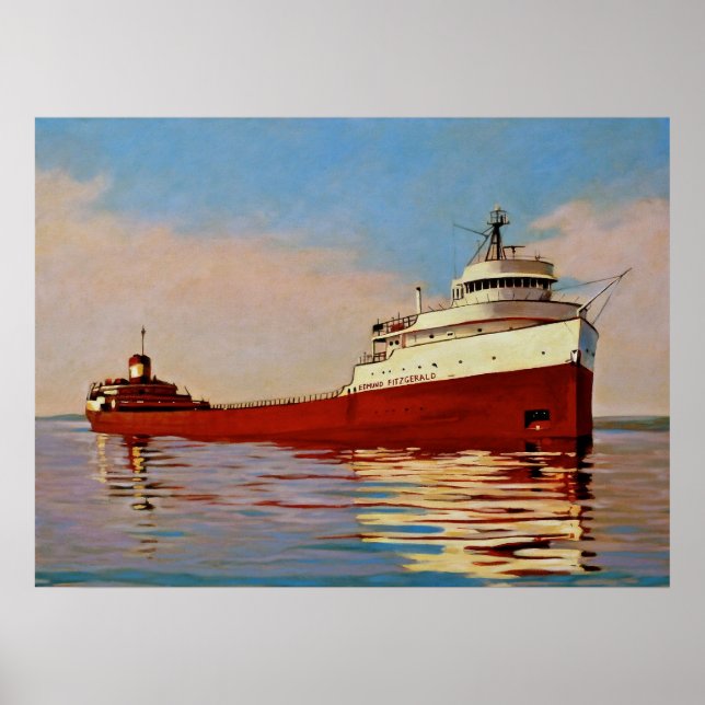 Der Edmund Fitzgerald Poster (Vorne)