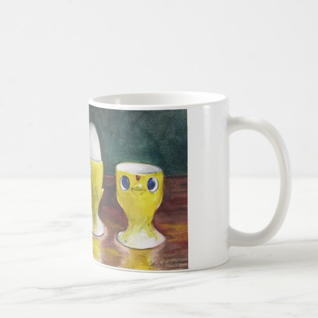 Der Egghead und die Airhead-Tasse Kaffeetasse (Rechts)