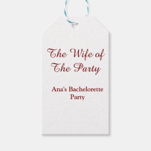 Der Ehefrau des Party-Junggesellinnenabschieds Nam Geschenkanhänger