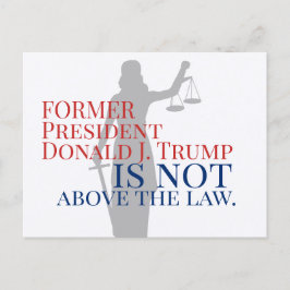 Der ehemalige Präsident Trump steht nicht über dem Postkarte