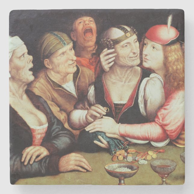 Der Ehevertrag 2 Steinuntersetzer (Vorderseite)