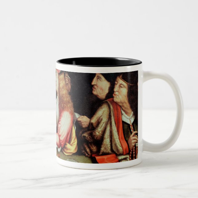 Der Ehevertrag 2 Zweifarbige Tasse (Rechts)