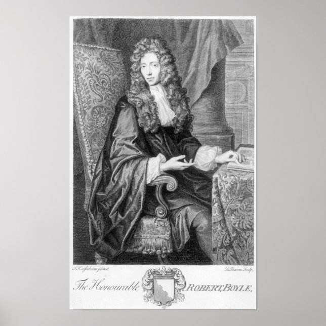 Der ehrenwerte Robert Boyle, der von B. Baron eing Poster (Vorne)