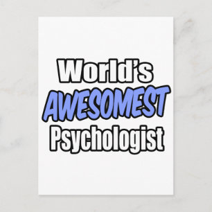 Der ehrfürchtigste Psychologe der Welt Postkarte