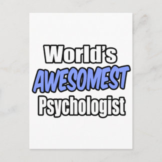 Der ehrfürchtigste Psychologe der Welt Postkarte
