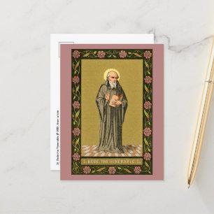Der Ehrwürdige Beda predigend (P 008) Postkarte