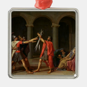 Der Eid von Horatii, 1784 Silbernes Ornament