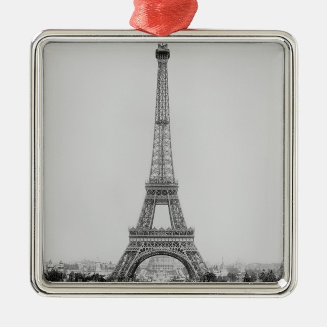 Der Eiffelturm 2 Ornament Aus Metall (Vorne)
