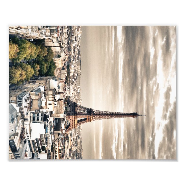 Der Eiffelturm Fotodruck (Vorne)