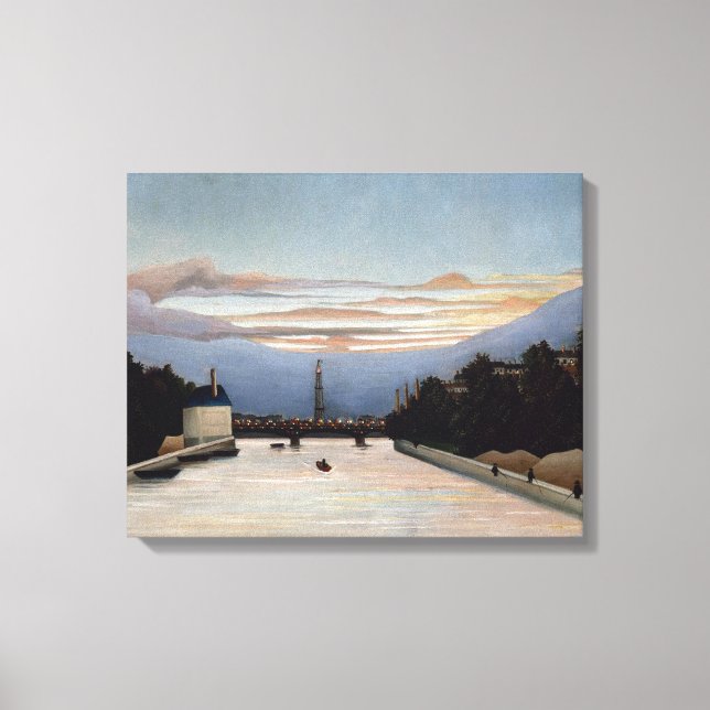 Der Eiffelturm | Henri Rousseau Leinwanddruck (Vorderseite)