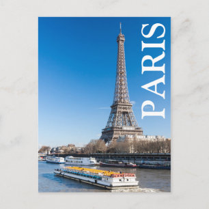 Der Eiffelturm im Herbst Paris, Frankreich Postkarte