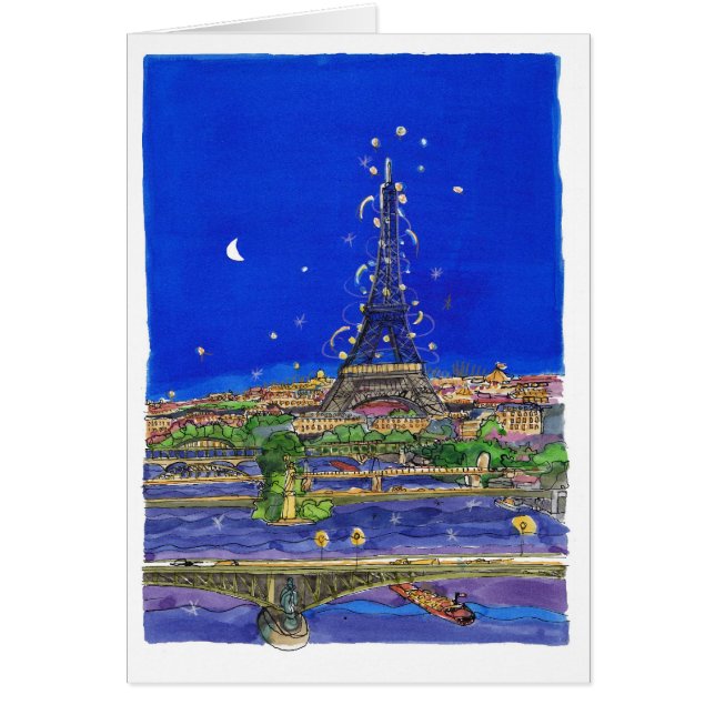 Der Eiffelturm nachts (Vorne)