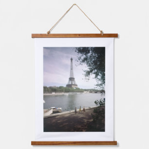 Der Eiffelturm. Paris, etwa 1960. Wandteppich Mit Holzrahmen