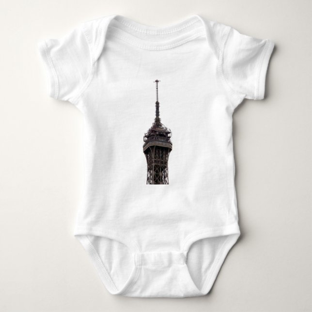 Der Eiffelturm Paris Frankreich Baby Strampler (Vorderseite)