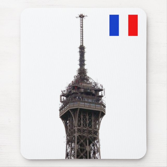 Der Eiffelturm Paris Frankreich Mousepad (Vorne)