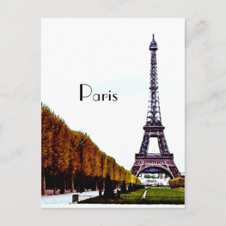 Der Eiffelturm - Paris Postkarte
