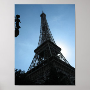 der Eiffelturm, Paris, Sonnenaufgang Poster