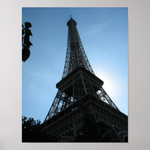 der Eiffelturm, Paris, Sonnenaufgang Poster