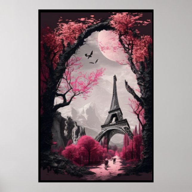 Der Eiffelturm Poster (Vorne)