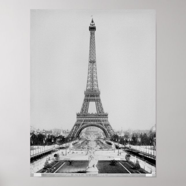 Der Eiffelturm Poster (Vorne)