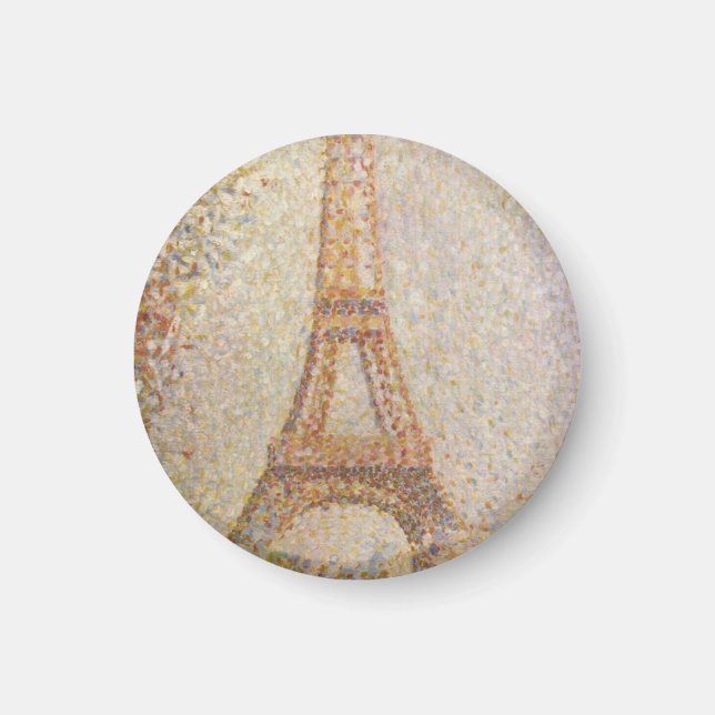 Der Eiffelturm von Georges Seurat Magnet (Vorne)