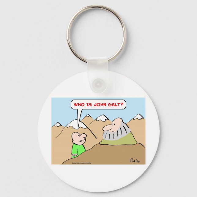 der ein beliebter Objektivismus ist Schlüsselanhänger (Vorderseite)