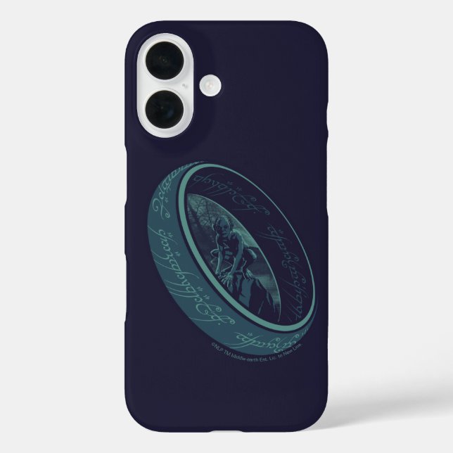 DER EINE RING™ GOLLUM™ Grafik iPhone 16 Hülle (Rückseite)